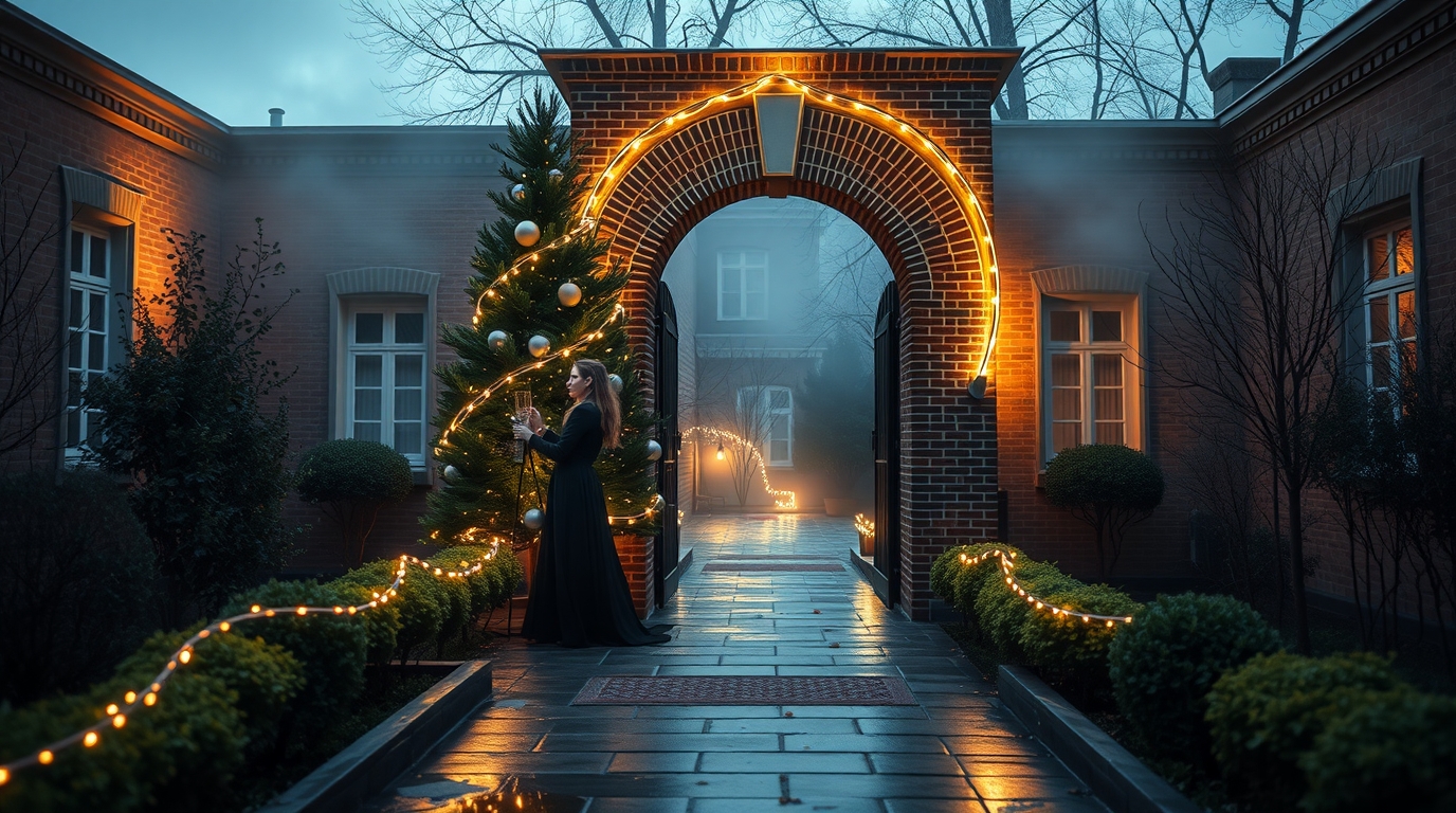 Новогодние световые фигуры